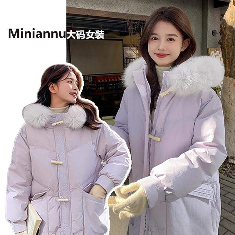 特大码女装韩系宽松显瘦保暖棉服