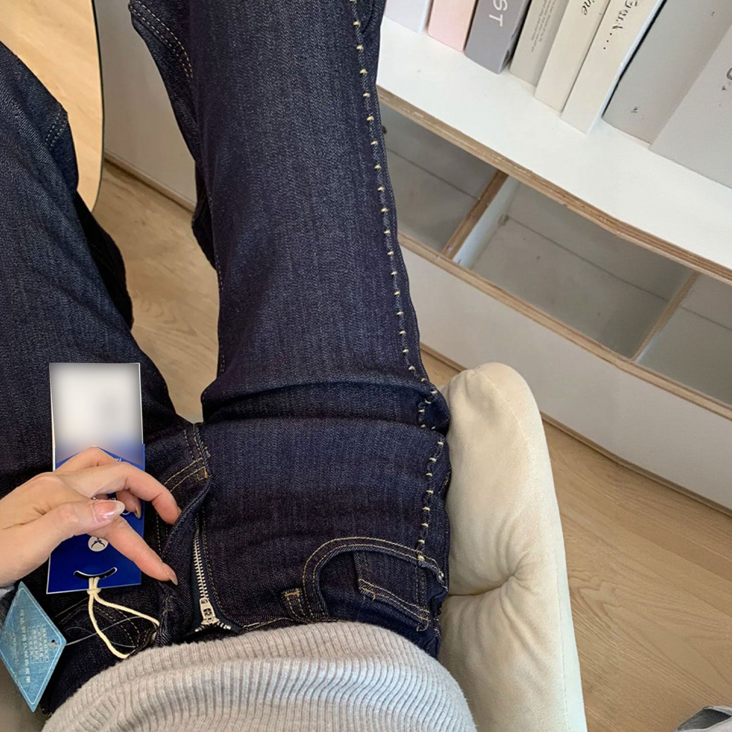 胖mm大码女装韩版ins微喇牛仔裤女高腰设计感显瘦不贴腿喇叭裤子,女装/女士精品,大码裤装,淘宝优惠券,粉丝福利购,淘宝优惠卷