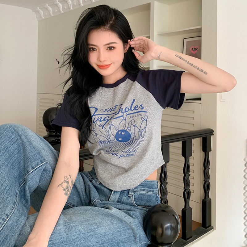 大码女装胖mm修身显瘦遮肉t恤女