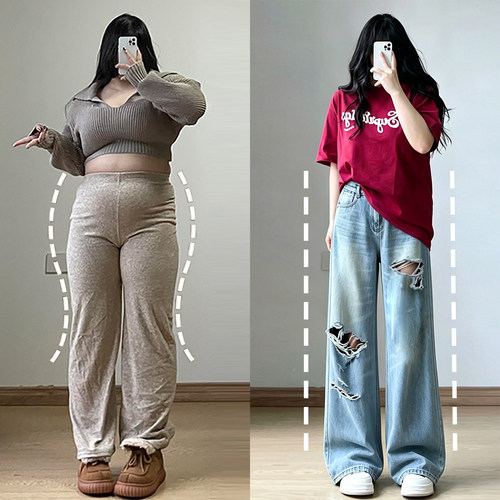 特大码女装2026巨好看的牛仔裤女