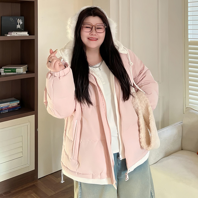 胖mm大码女装韩系高级感开衫外套