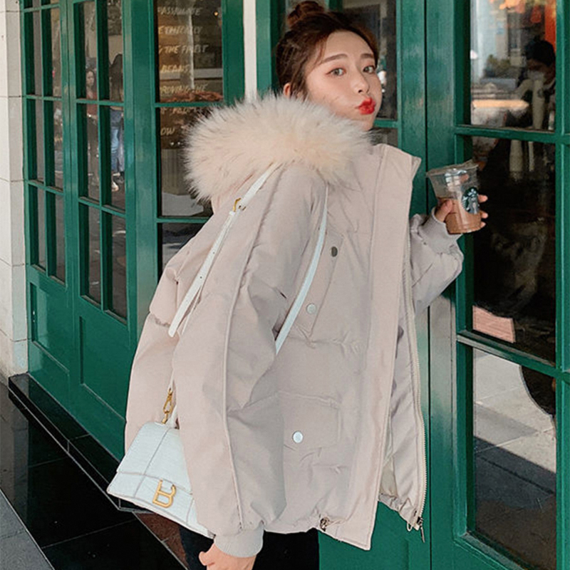 特大码小个子ins学生加厚派克服