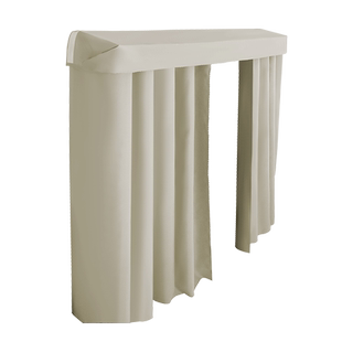 轩墨家居宿舍上床下桌遮挡帘u型支架杆可伸缩外扩延伸架桌帘挡布