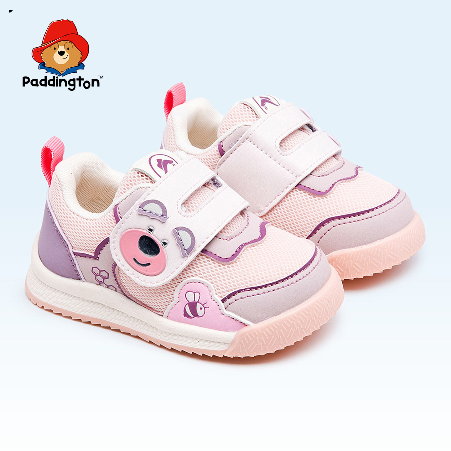 帕丁顿熊女童学步鞋春秋卡通魔术贴软底防滑板鞋1-3岁儿童宝宝鞋,童鞋/婴儿鞋/亲子鞋,学步鞋,淘宝优惠券,粉丝福利购,淘宝优惠卷