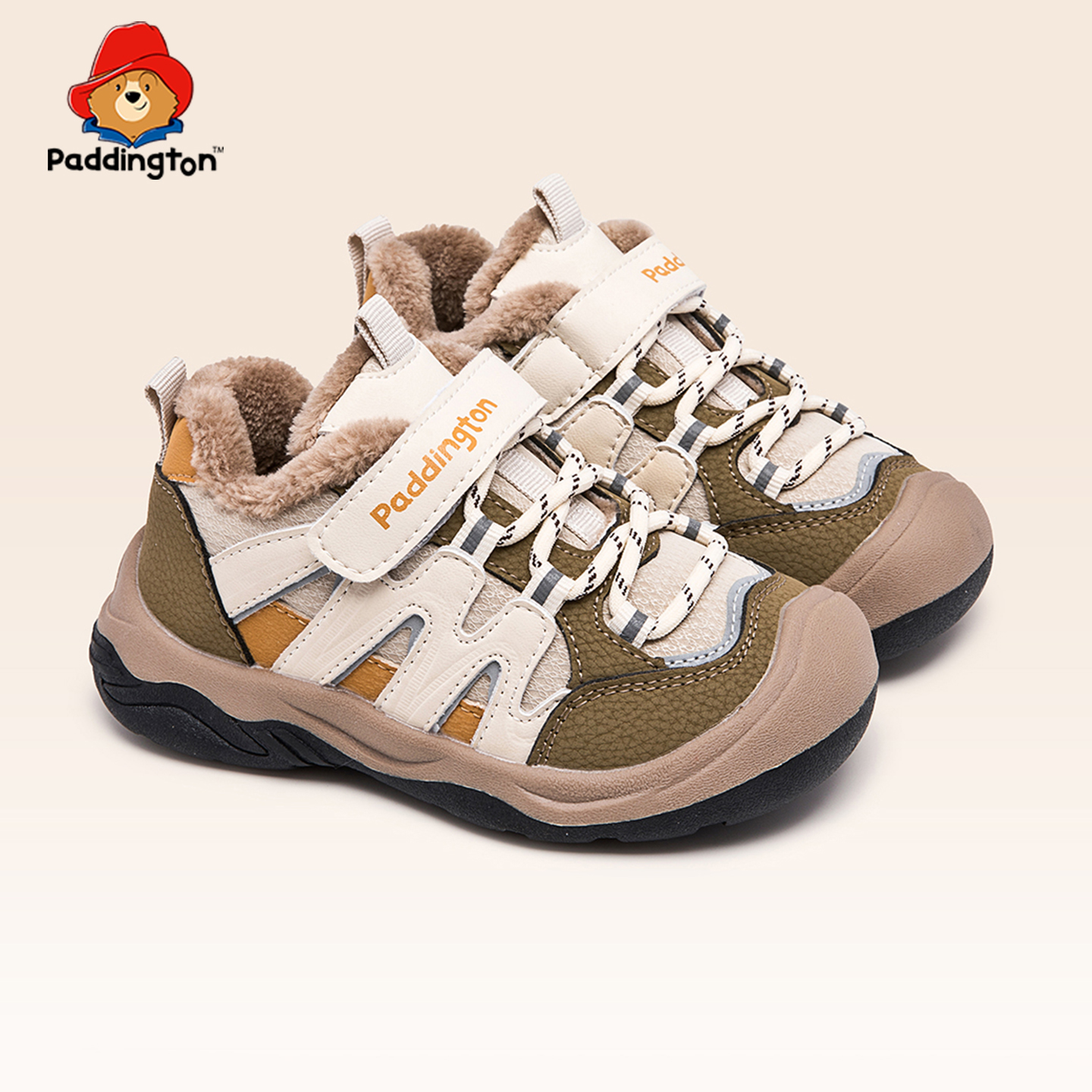 冬季男女儿童登山运动鞋加绒保暖