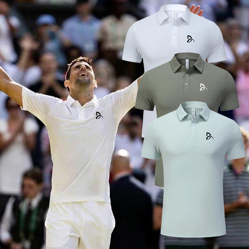 德约科维奇网球服套装运动速干上衣费德勒Polo透气纳达尔短袖定制
