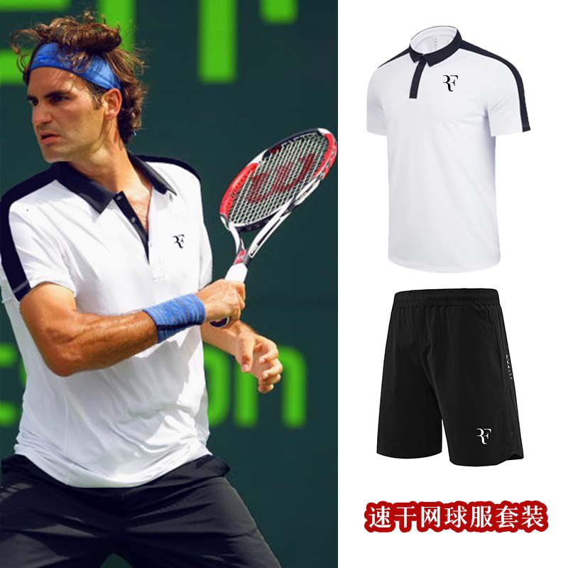 2026新款费德勒网球服套装男女专业运动POLO衫速干训练五分短裤