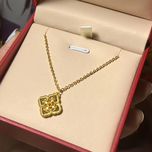 TSL谢瑞麟项链代购 新款布契拉提黄金足金999套链女 专柜正品计价