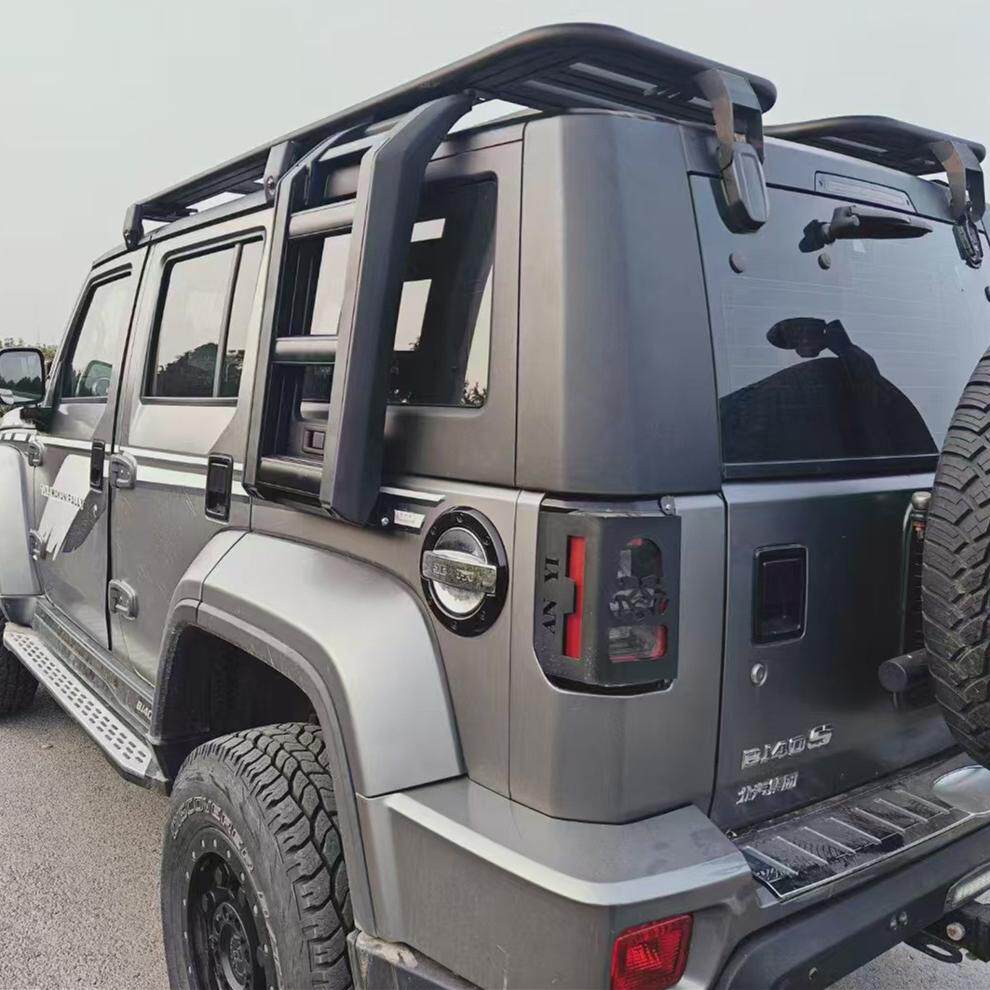 北京BJ30 BJ40 bj60专用汽车车顶平台拓展改装车载平台行李架爬梯