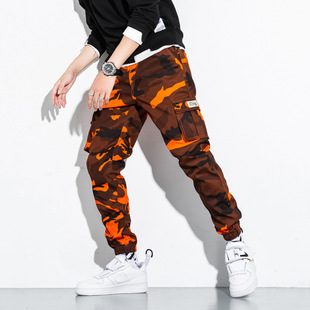 sports leggings 休闲工装 Leisure 男士 attire 运动束脚长裤 work