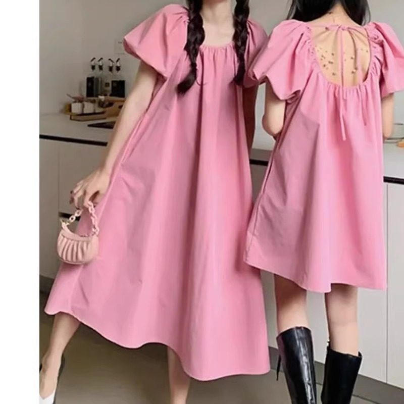 Square neck bubble sleeve French dress方领泡泡袖法式连衣裙子,女装/女士精品,连衣裙,淘宝优惠券,粉丝福利购,淘宝优惠卷