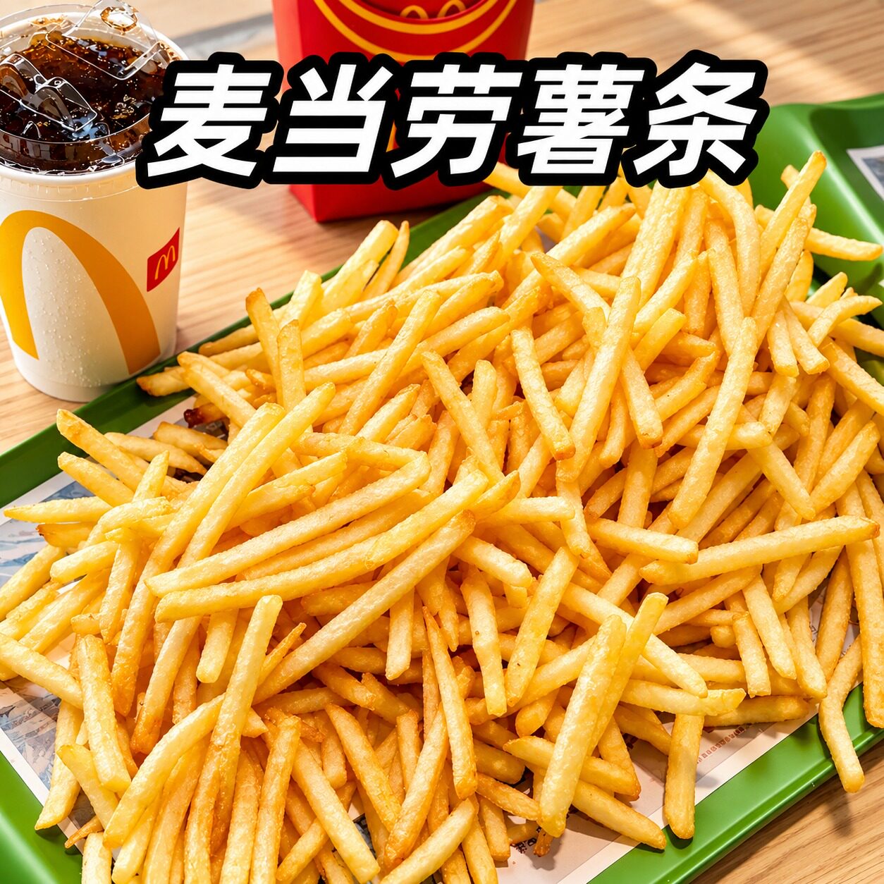 麦当劳薯条四重奏同款薯条冷冻薯条半成品香脆波纹薯条速冻零食