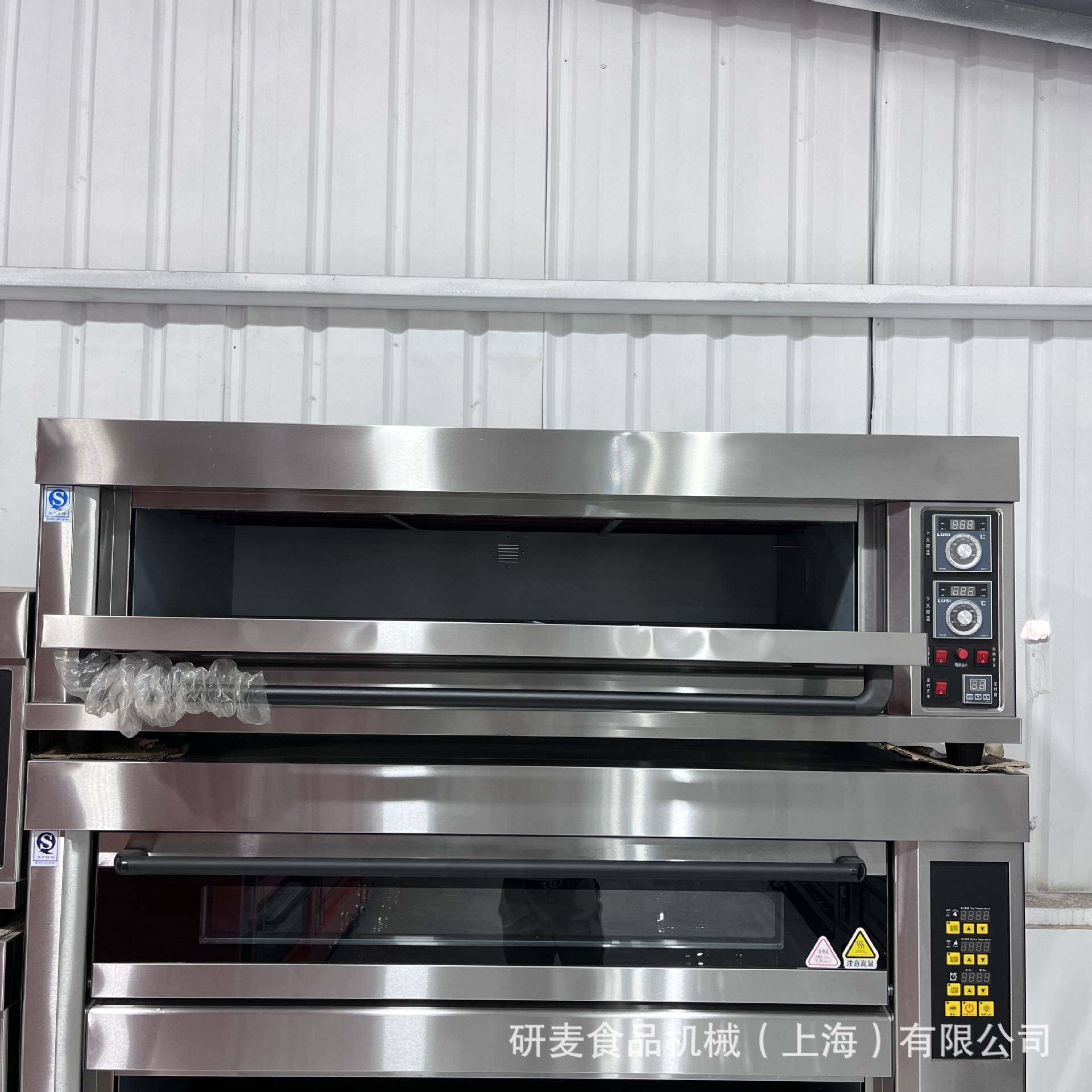 电烤箱商用智能大容量一层三盘披萨蛋糕面包大型烘焙燃气电烤炉箱