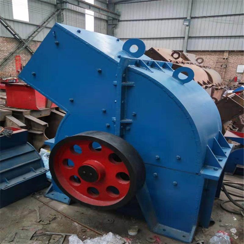 一机代发建筑垃圾锤式破碎机石头料块锤头粉碎机新款矿石打碎机