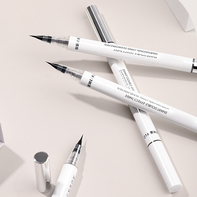 双头两用卧蚕笔速干防水不晕染伪素颜超自然新手极细眼线笔二合一