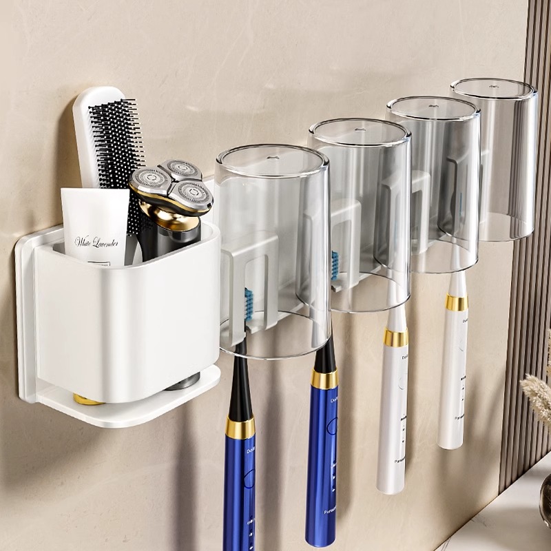 牙刷置物架牙杯架壁挂