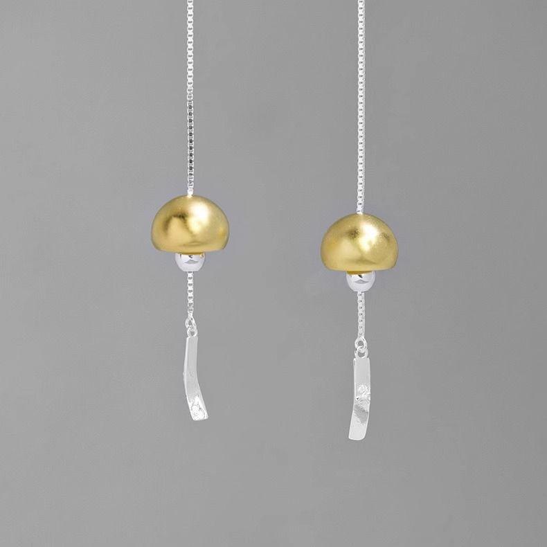 夏日风物诗清新风铃耳线S925