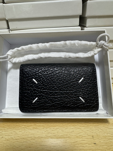 MM风格25款四角缝线钱包男女同款通用真皮短款卡包美金夹卡包卡夹