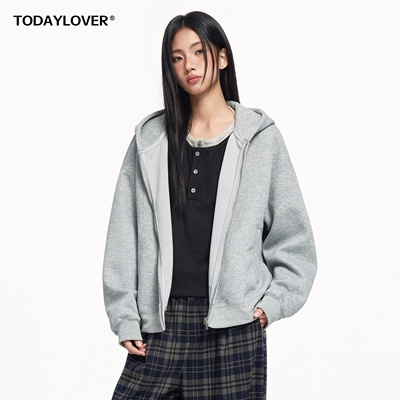 TODAYLOVER重磅连帽卫衣女冬季