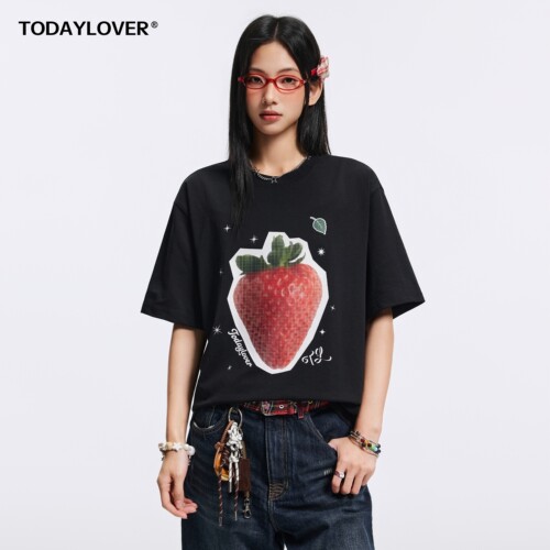 TODAYLOVER莱赛尔天丝圆领短袖