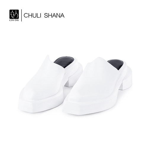 CHULISHANA小众设计感包头拖