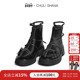 CHULI 英伦风及踝靴子厚底增高短靴百搭 25新款 SHANA 星辰