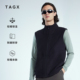 TAGX探观男式 风行绒摇粒绒马甲2026春立领通勤防风外套