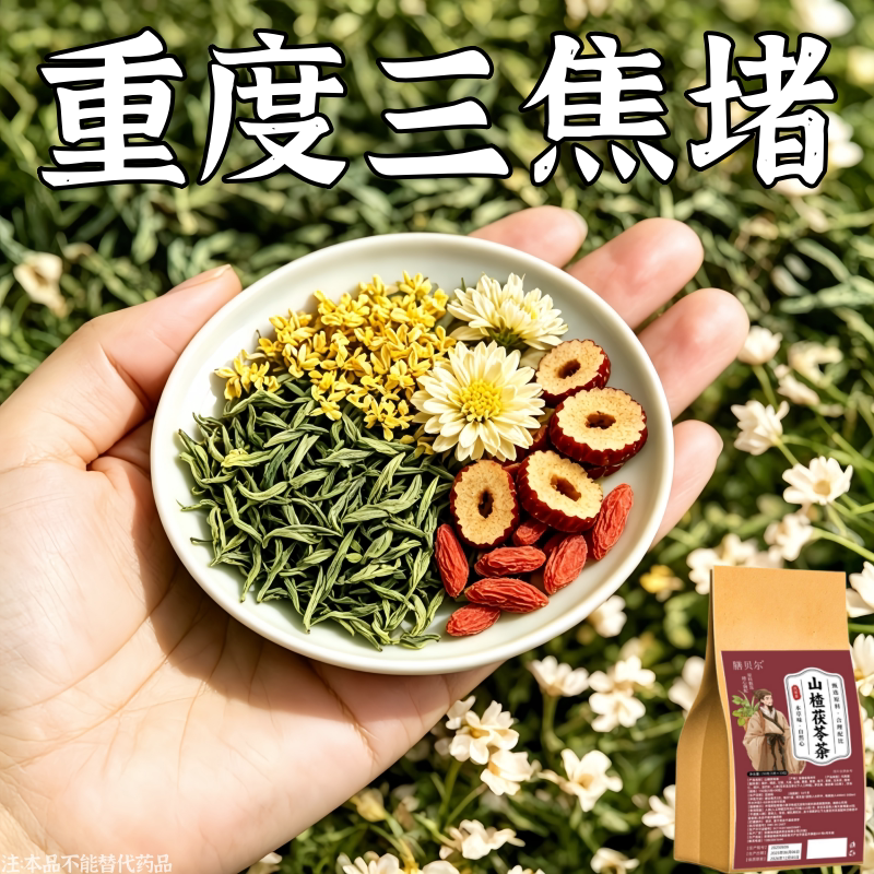 手脚冰凉】上热下寒中焦淤堵湿气全躯湿气重肚子大三焦中成养生茶