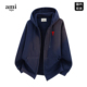Ami 保暖连帽外套 新款 iepo官方藏青色加绒开衫 卫衣男女情侣秋冬季