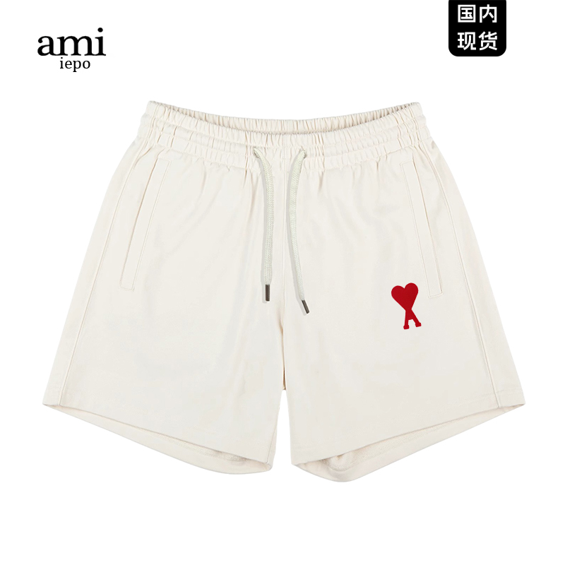ami运动短裤男女夏季直筒五分裤