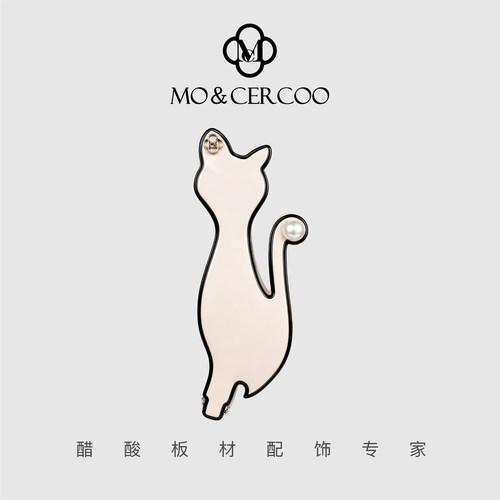 MoCercoo/墨蔻萌趣小猫马尾发夹