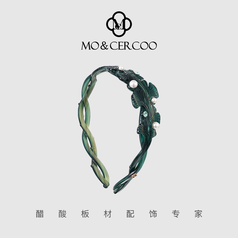 MoCercoo高档醋酸板材发箍森系叶片发卡简约防滑头箍法式发夹女,饰品/流行首饰/时尚饰品新,发饰,淘宝优惠券,粉丝福利购,淘宝优惠卷
