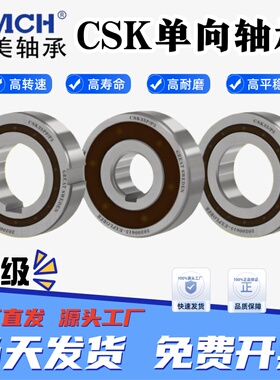 单向轴承 CSK8/10/CSK12/15/17/CSK20/25/30/35/40PP 带内外槽