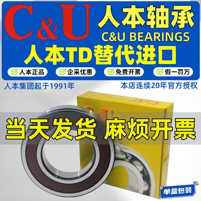 人本轴承TD系列大全6205 6206 6207 6208 6305 6306 6307 RZ高速