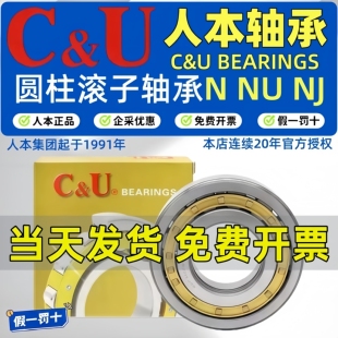 CU人本圆柱滚子轴承NU305 306 307 308 309 310 311 312 313EM/C3