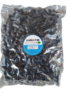 卡固环保b护线圈 双面护线圈 橡胶圈 护线环 密封圈 黑色 环保