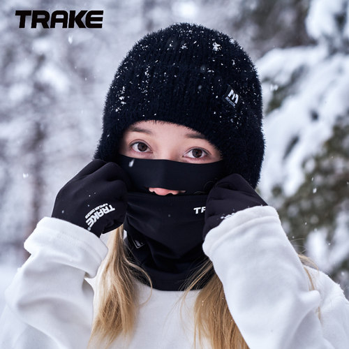 Trake套头一体护脸保暖显瘦