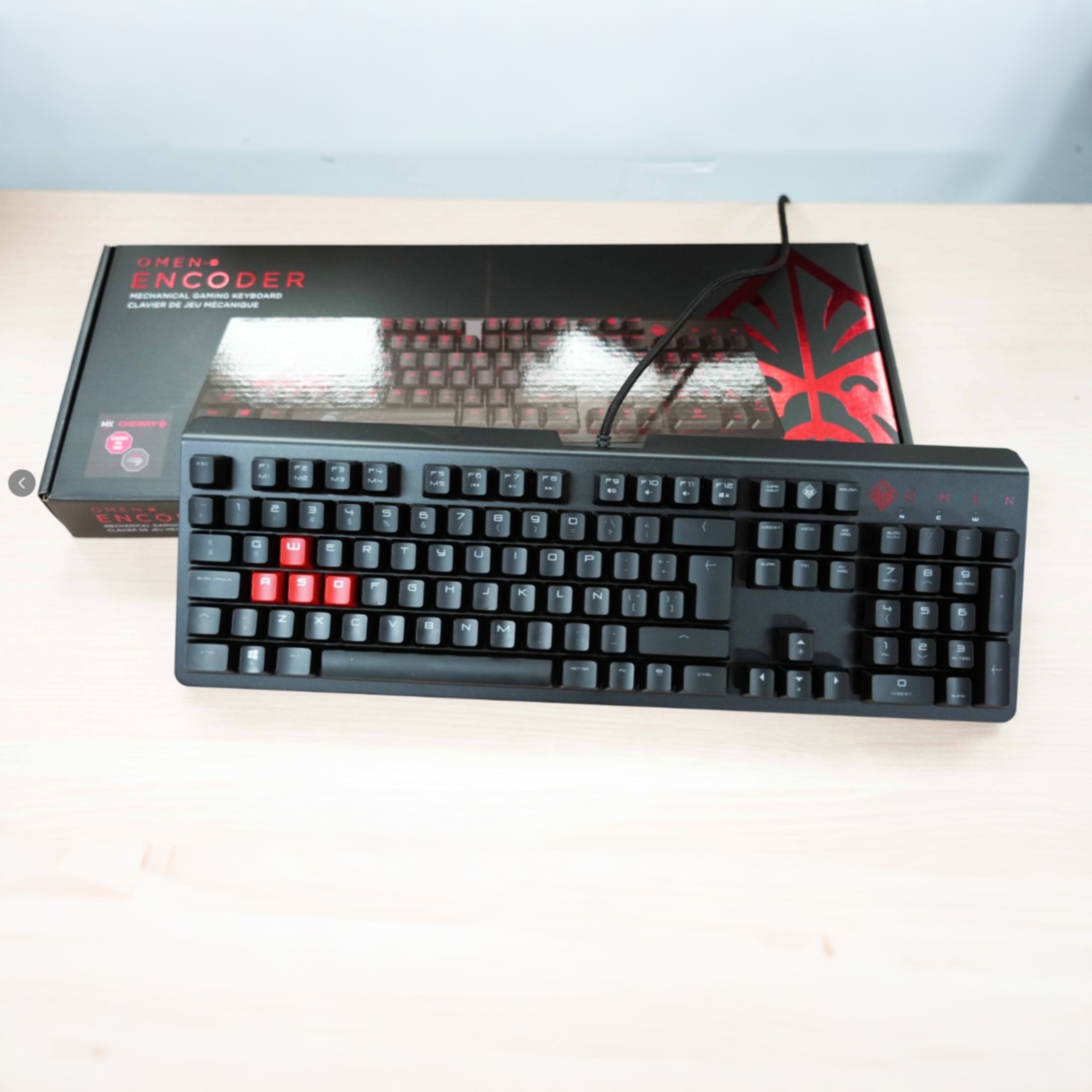 惠普Omen暗影精灵104键全键盘进口版樱桃轴体电竞机械键盘