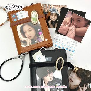 百灵公主M5A7皮质活页手账本痛窗pu大环活页本外壳手感超好