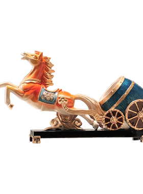 皇林家居树脂红酒架摆件新中式