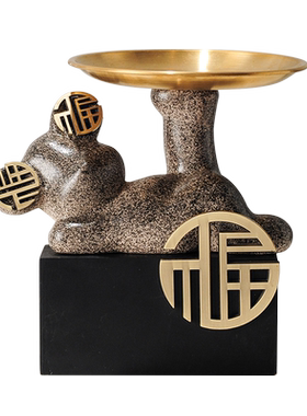 皇林世家陶瓷钥匙收纳新中式玄关