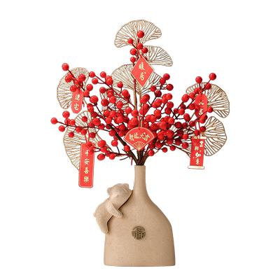 陶瓷花瓶插花新中式客厅