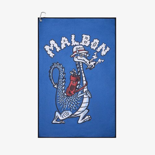 韩国malbon26新款高尔夫擦球巾方巾擦球杆限量版毛巾吸水挂件