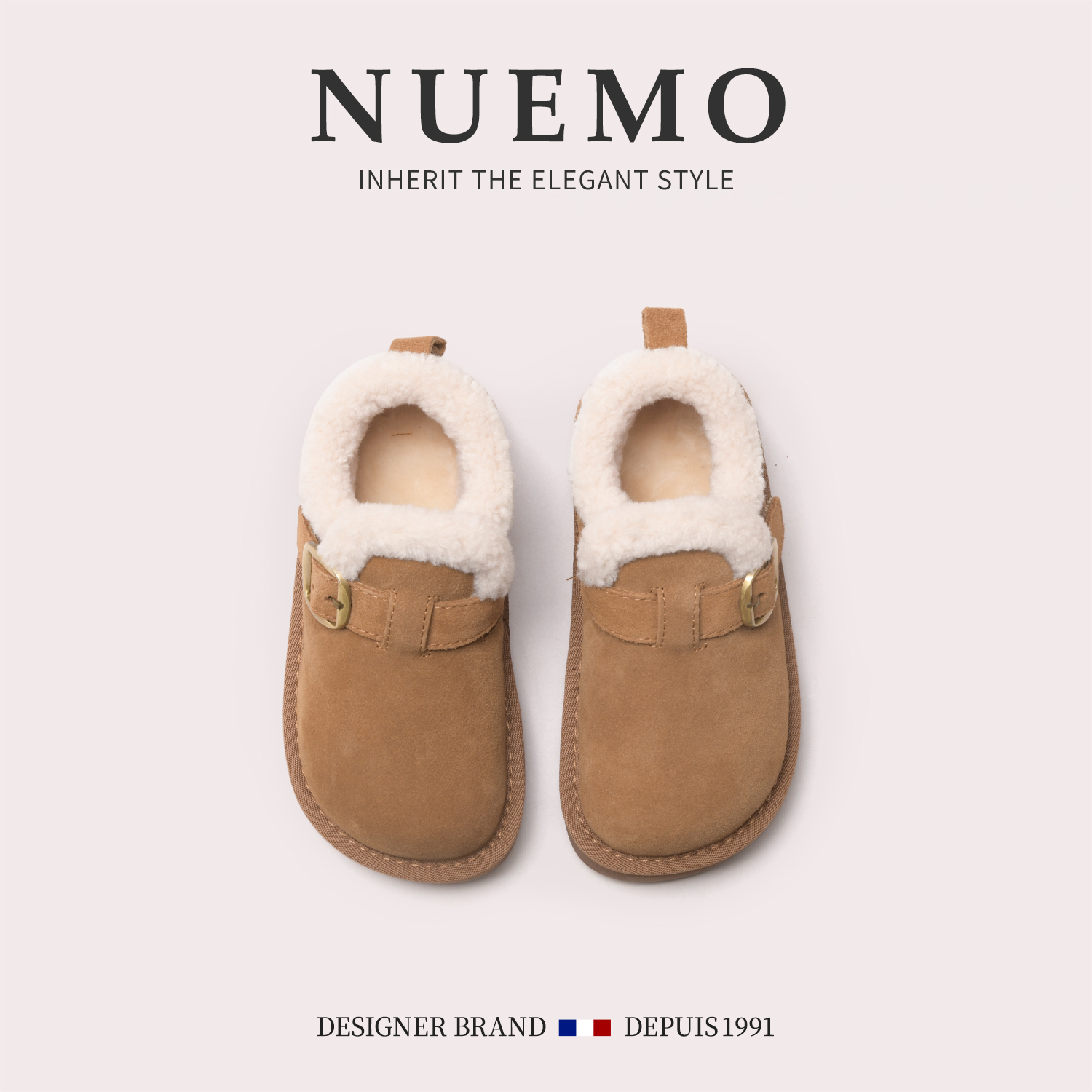 NUEMO童鞋加厚勃肯鞋冬季女童