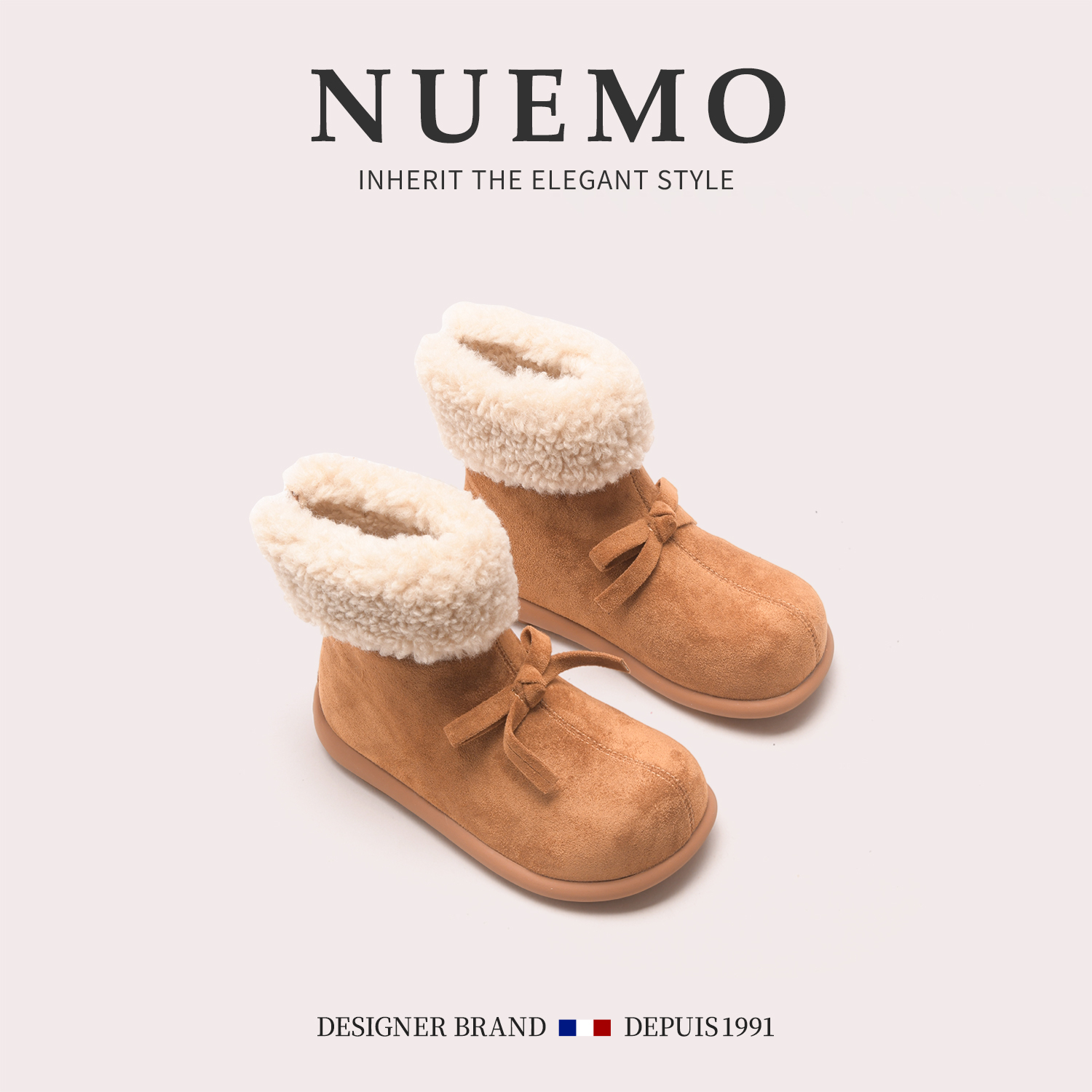 NUEMO潮童鞋冬季宝宝保暖雪地靴