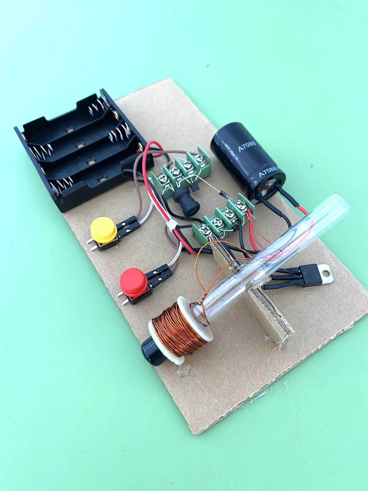 电磁炮科技制作中小学生科技发明物理电路类实验diy科技比赛作业