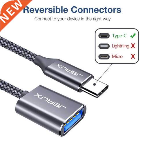 USB C Adapter OTG Type C Cable Male to USB A 3.0 Female Thun