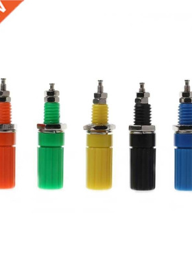 5 Pcs Binding Post 5 Colors Speaker 4mm Banana Plug Test Con