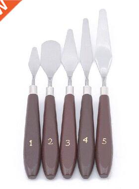 5pcs/set Pastry Spatula Baking Supplies Stainless Steel