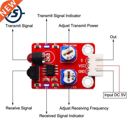 Infrared Obstacle Avoidance Sensor Module Photoelectric Refl